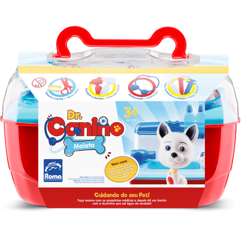 Maleta Kid Veterinário Doutor Canino - Roma Jensen - Kidverte